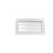 Ekena Millwork Vertical Surface Mount PVC Gable Vent: Functional, w/ 2"W x 2"P Brickmould Sill Frame, 22"W x 12"H GVPVE22X1203SF - alternate 1